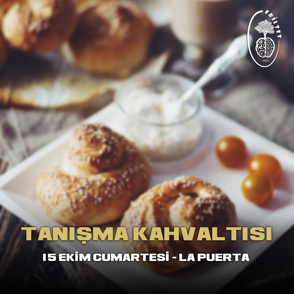 Tanışma kahvaltımıza davetlisiniz. Maalesef sınırlı sayıda kontenjanımız var. Acele edin :) 
Başvuru: goo.gl/pH3UGh