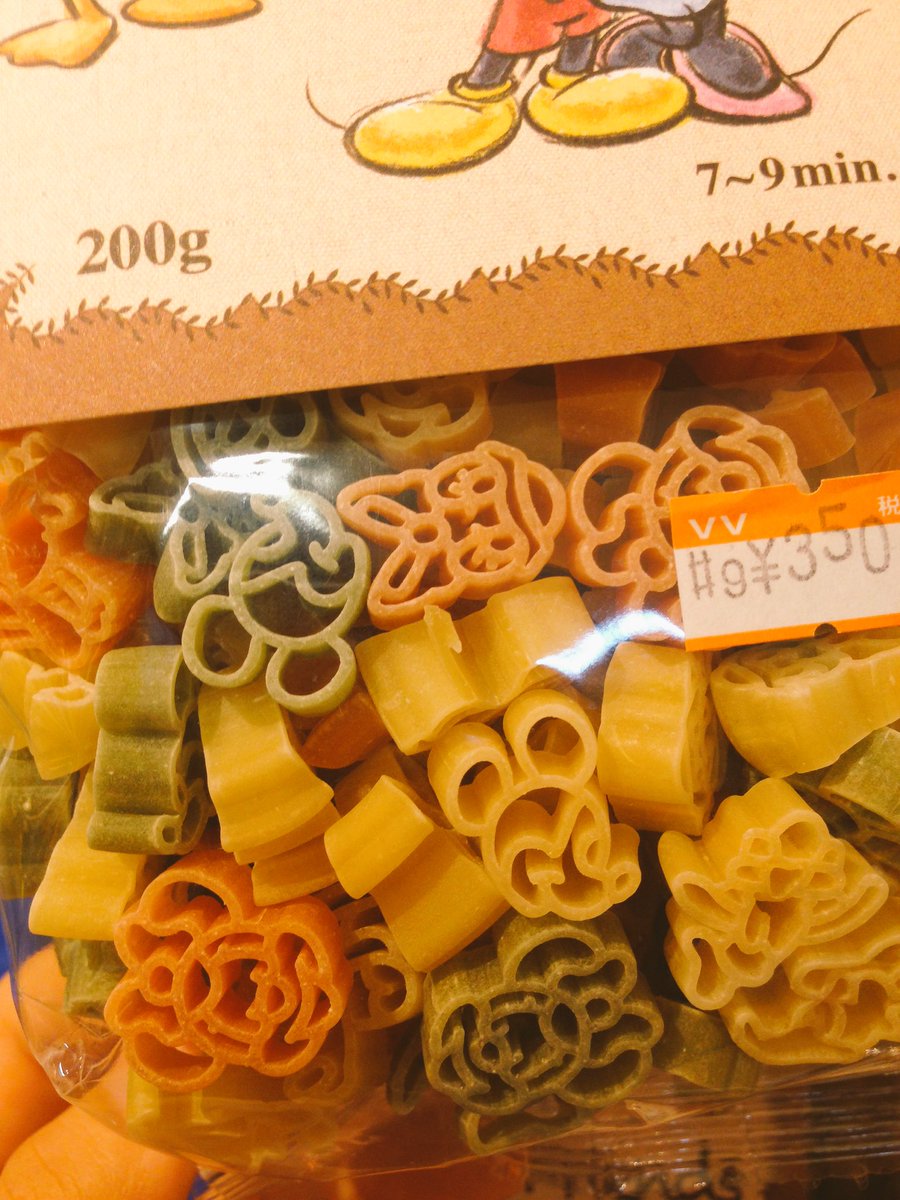 ヴィレッジヴァンガード八王子オクトーレ ディズニーランドやディズニーホテルでも使われている ディズニーパスタ パスタの絵柄がかわいい ハロウィン料理にも活躍する事間違いなしです