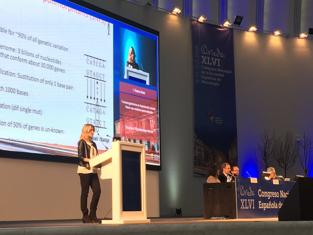 nlloberas's tweet photo. Dra Rama is showing the evidence about pharmacogenomins and hypertension #Senefro16 https://t.co/85Q8HZ6MIZ