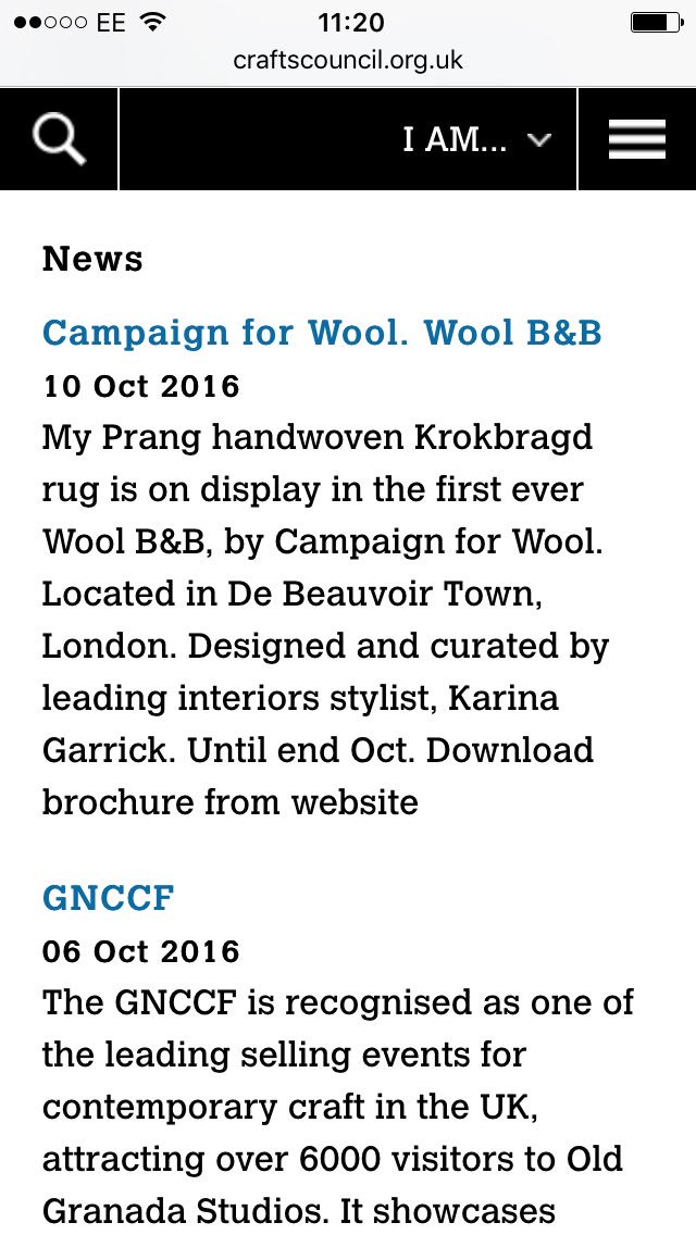 angieptextiles's tweet photo. & have to say that platform is one of nicest & easiest bits of IT kit I use! hurray @CraftsCouncilUK #directory @Karina_Garrick #woolb&b https://t.co/HVzG5TVAps