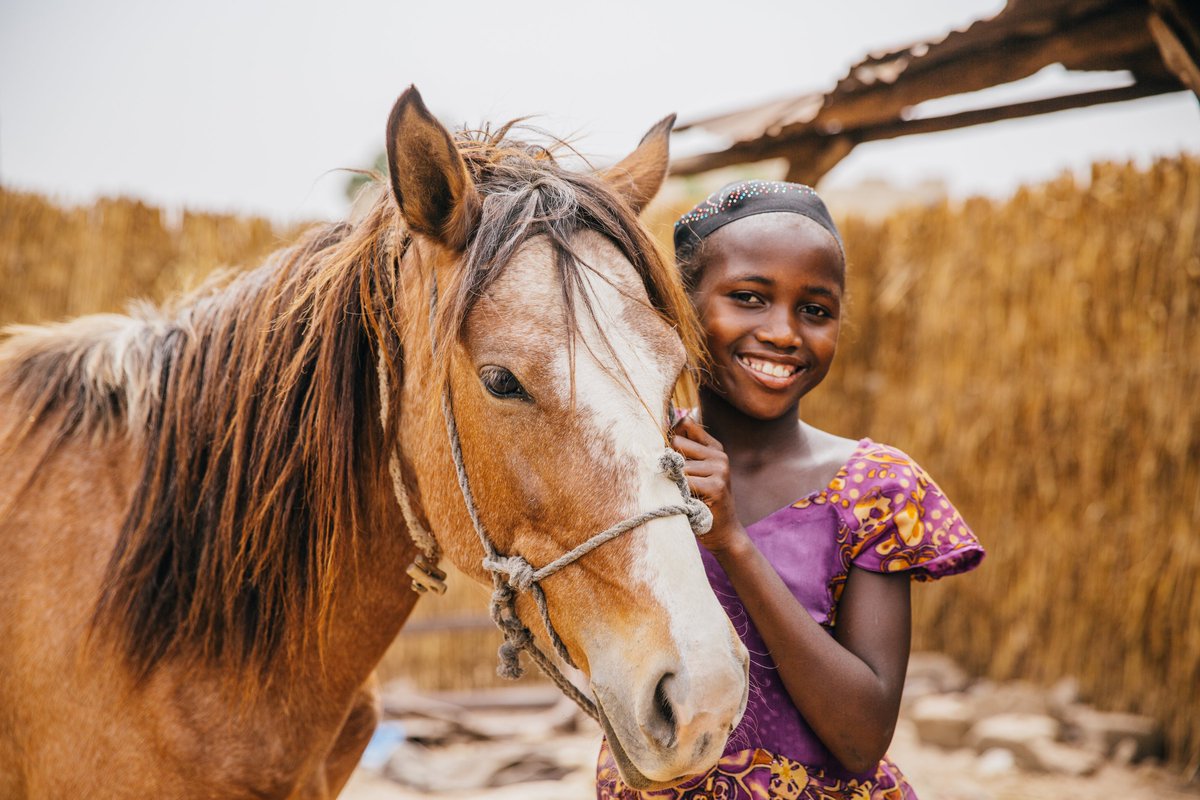 It's #InternationalDayoftheGirl! We'll be sharing stories of how owning a working equine is a source of empowerment for girls and women.