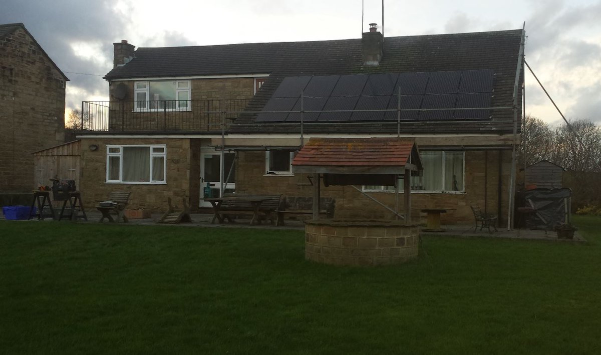 thomasnewby's tweet photo. This week we're extending this @Enphase installation and adding an #ACCoupled #Tesla #Powerwall
@ThePhoenixWorks #Solar #Storage #GSHP #G59 https://t.co/jGggbZByYT