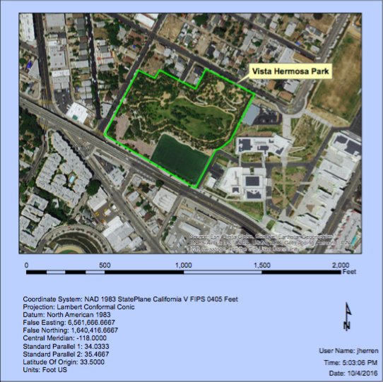 Map 1 - Vista Hermosa Park Lab Tutorial #SSCI301
