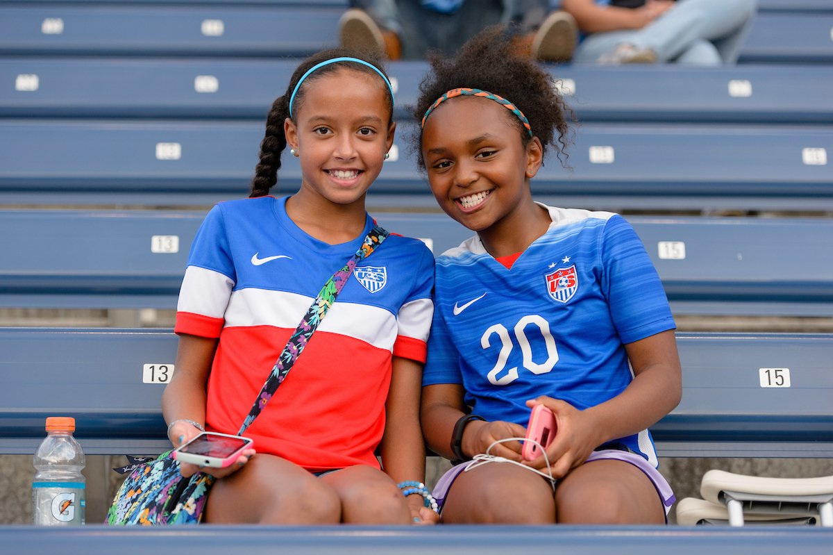 USWNT's tweet photo. On #DayoftheGirl let's remember to be courageous, determined and resilient; to follow our dreams and make them happen. https://t.co/D10ZympIUl