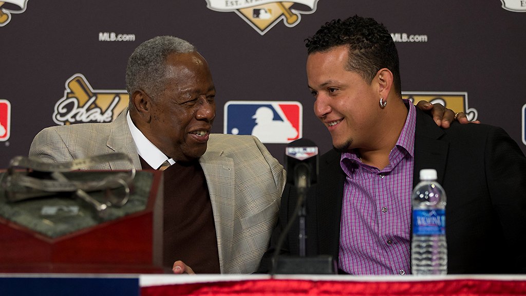 MLB on Twitter "Hank Aaron Award voting is open through Friday on MLB