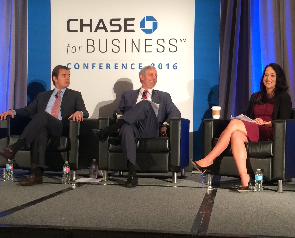 "Technology has changed the landscape. No more are businesses confined to their four walls. It's 24/7 and global." -<a href="/lsmnyc/">Laura Miller</a> #ChaseforBiz