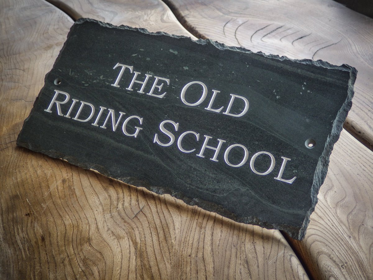 Design your own house sign in Lake District Slate lakedistrictslate.co.uk