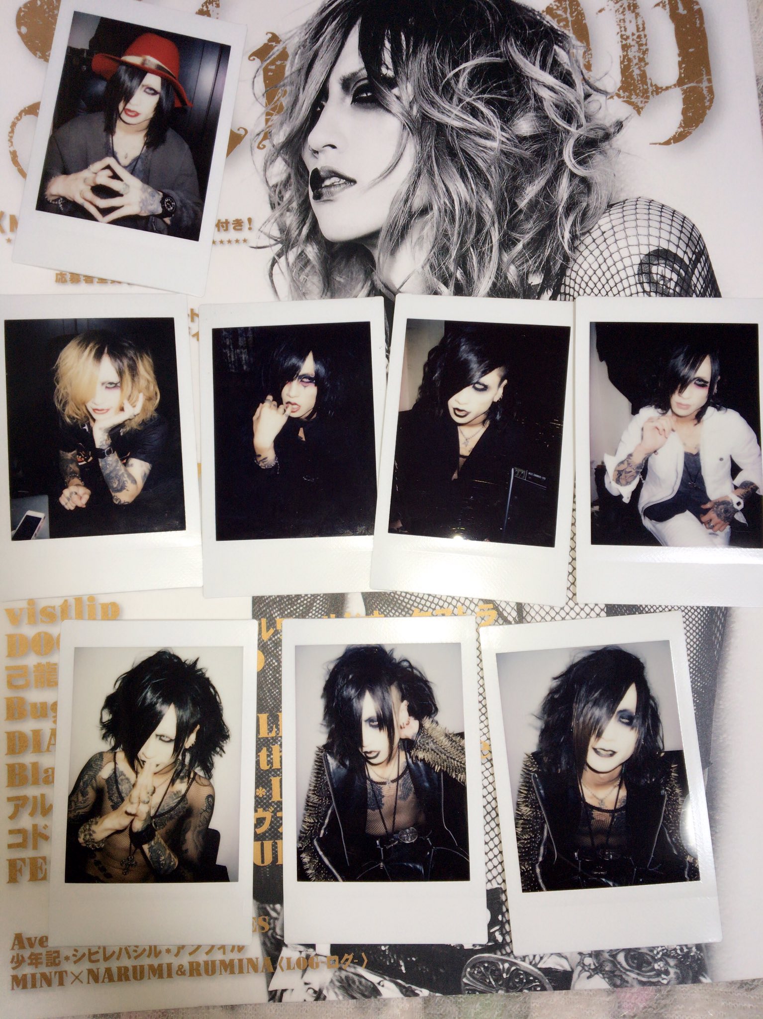 Royz ViViD MEJIBRAY】 V系グッズ チェキ アー写 サイン DVD Royz ViViD MEJIBRAY】 V系グッズ チェキ アー写 サイン DVD