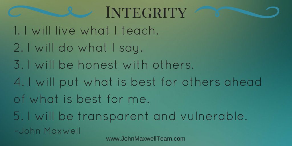TheJohnCMaxwell's tweet photo. Speak the truth. Transparency breeds legitimacy. - John Maxwell #JMTeam https://t.co/B1qkaVhEEF