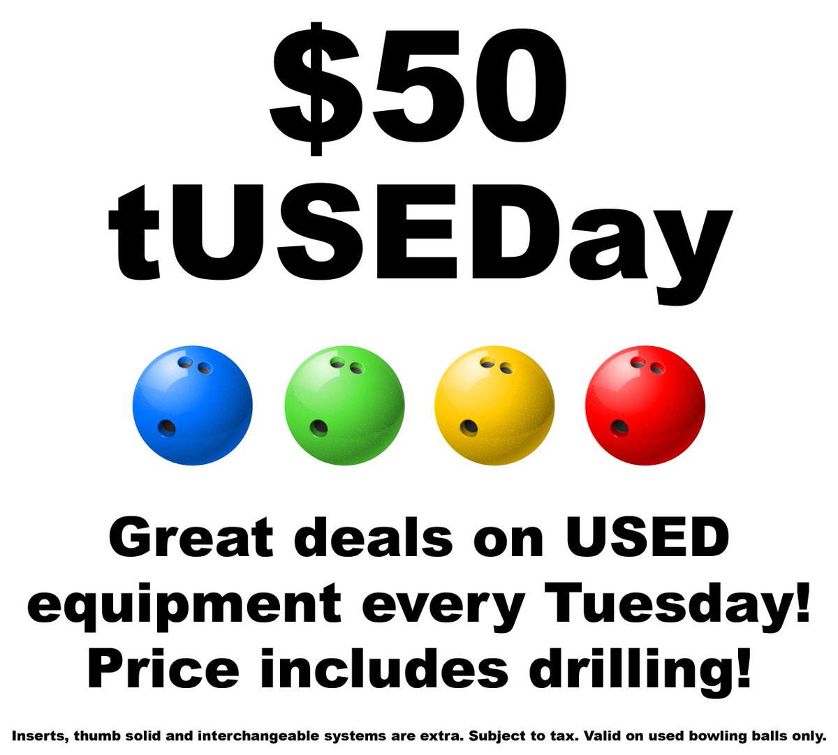 Stop by and check out our newest special! #tUSEDay #KKBowl