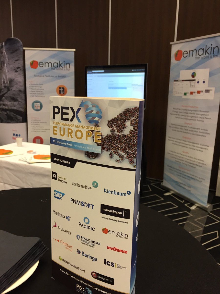 emakinapp's tweet photo. Meet with Emakin at the PEX &amp; Performance Management Europe Summit in Amsterdam! #pexamsterdam #bpm https://t.co/q9Bl4aZiy0