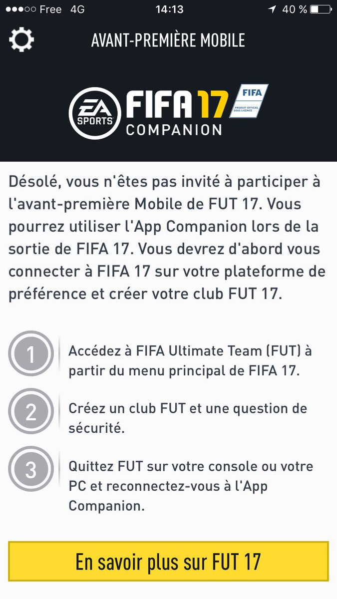 WhatTheFutHD's tweet image. Ça commence a me saoulé l&apos;appli fut 17 la c&apos;est quand qu&apos;il corrige ce bug #fut17webapp