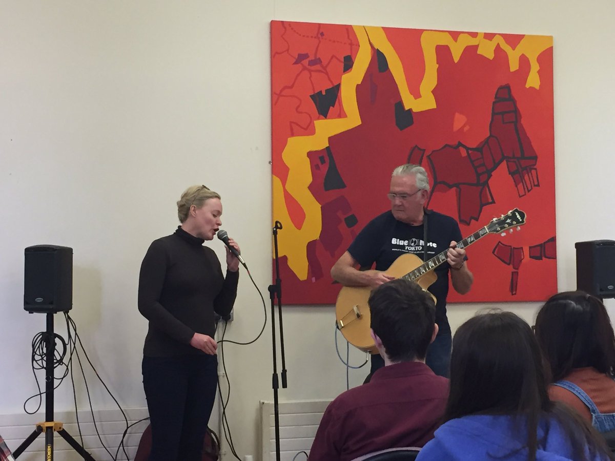 Singer Zoe Francis and guitarist Jim Mullen kick off our Music@One series. Sublime.