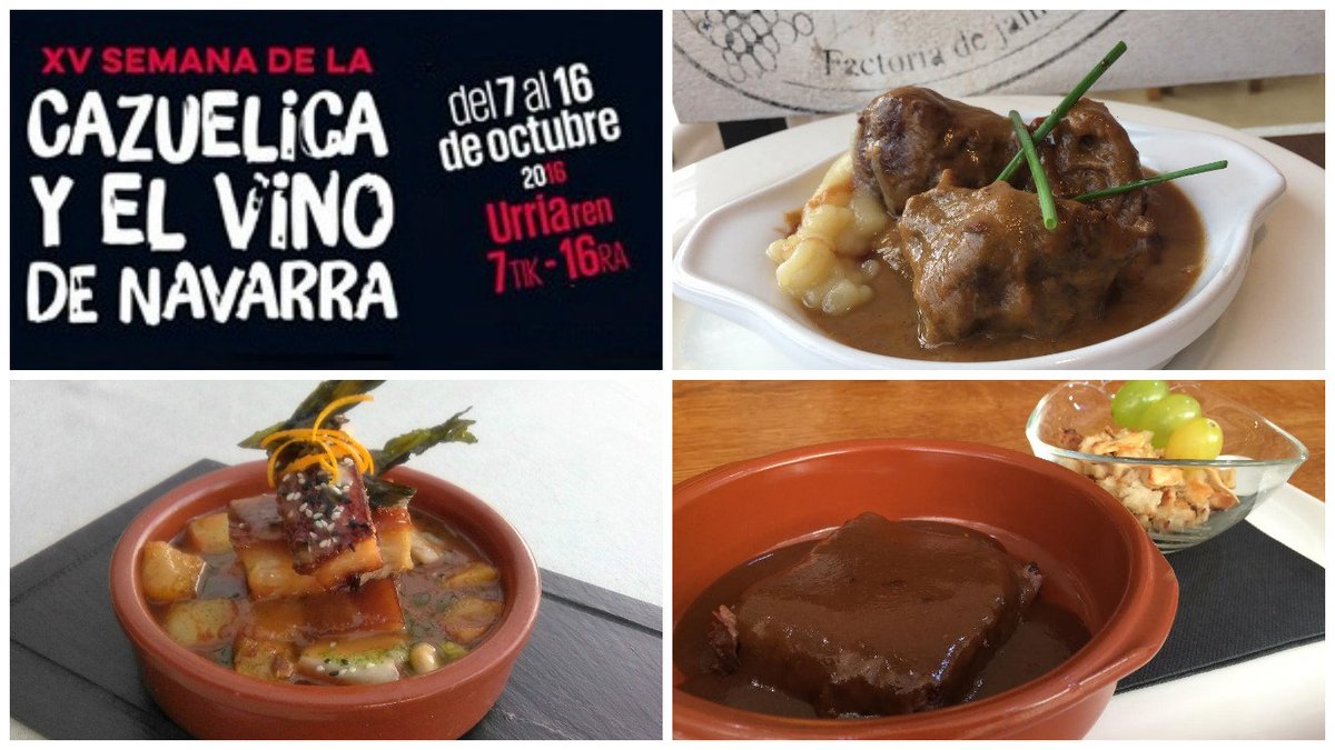 tascadonjose's tweet photo. ¿Que tal si esta tarde nos vamos de cazuelicas? #cazuelicayvino16 #semanadelacazuelica #pamplona #navarra #latascadedonjose #ricorico https://t.co/HDjGvgQLFI