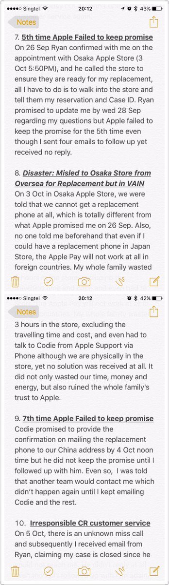 Jia_Mikaaa's tweet image. &amp;lt;I'm not doc but #APPLE keeps me away&amp;gt; #iPhone7 #QualityIssue pending for 3w, Apple lied 7 times &amp;amp; misled me overseas for replacement. Help!