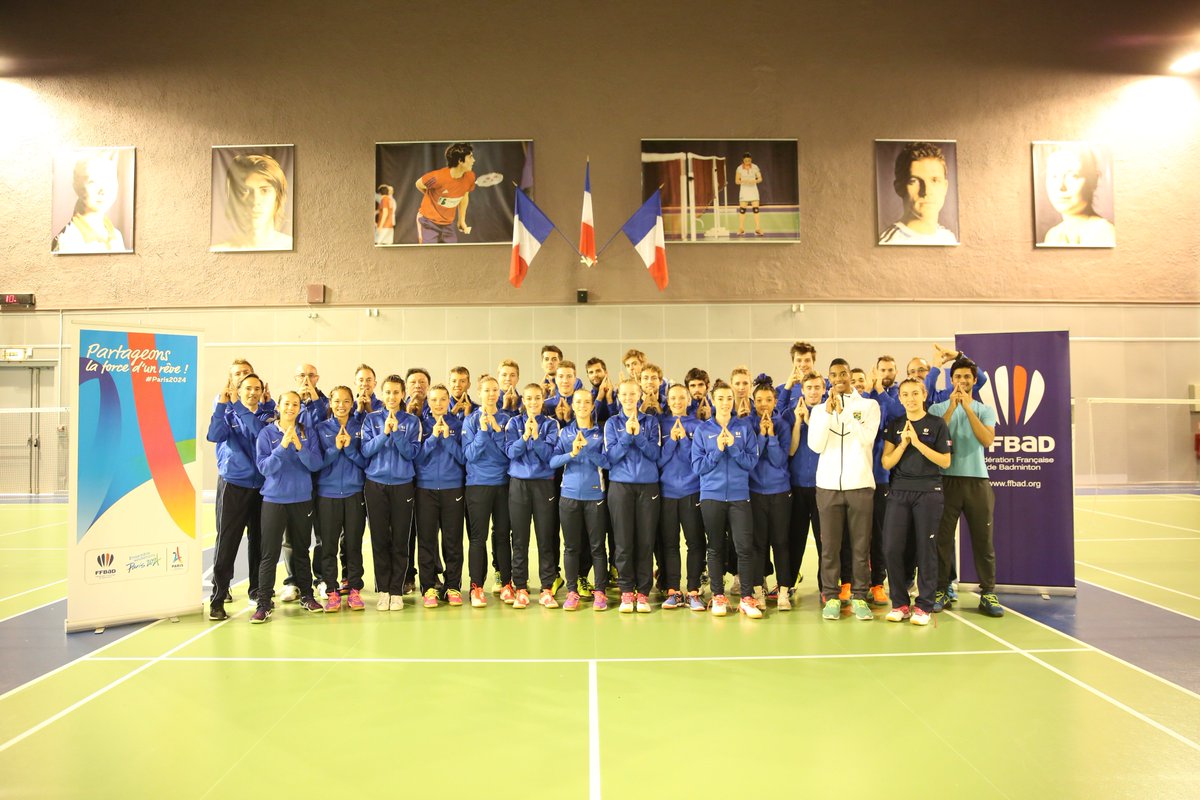 Le Collectif France qui s'entraîne à l'@INSEP_PARIS soutient <a href="/Paris2024/">Paris 2024</a>