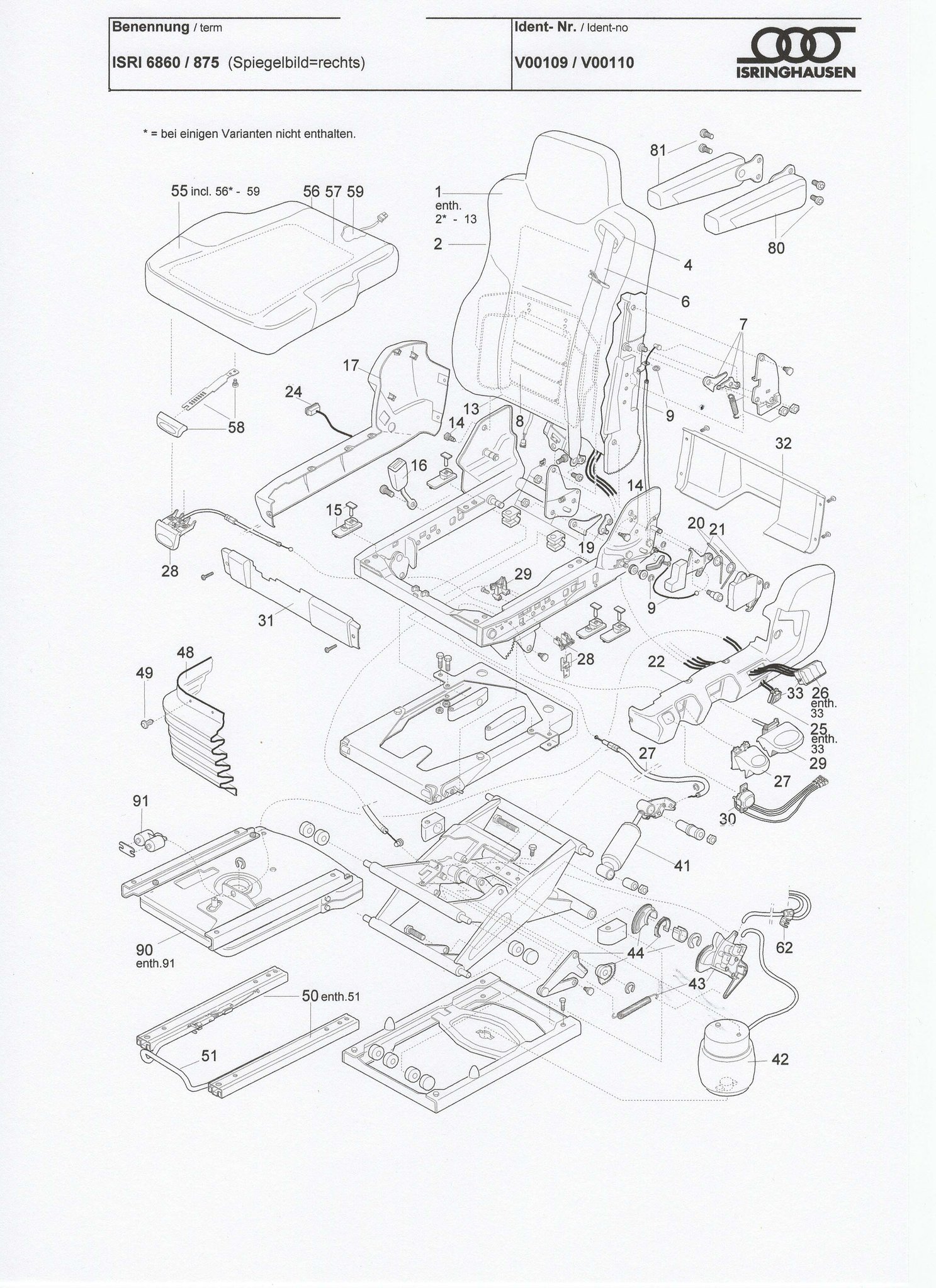 Isri Seat Parts Uk Wholesale Online
