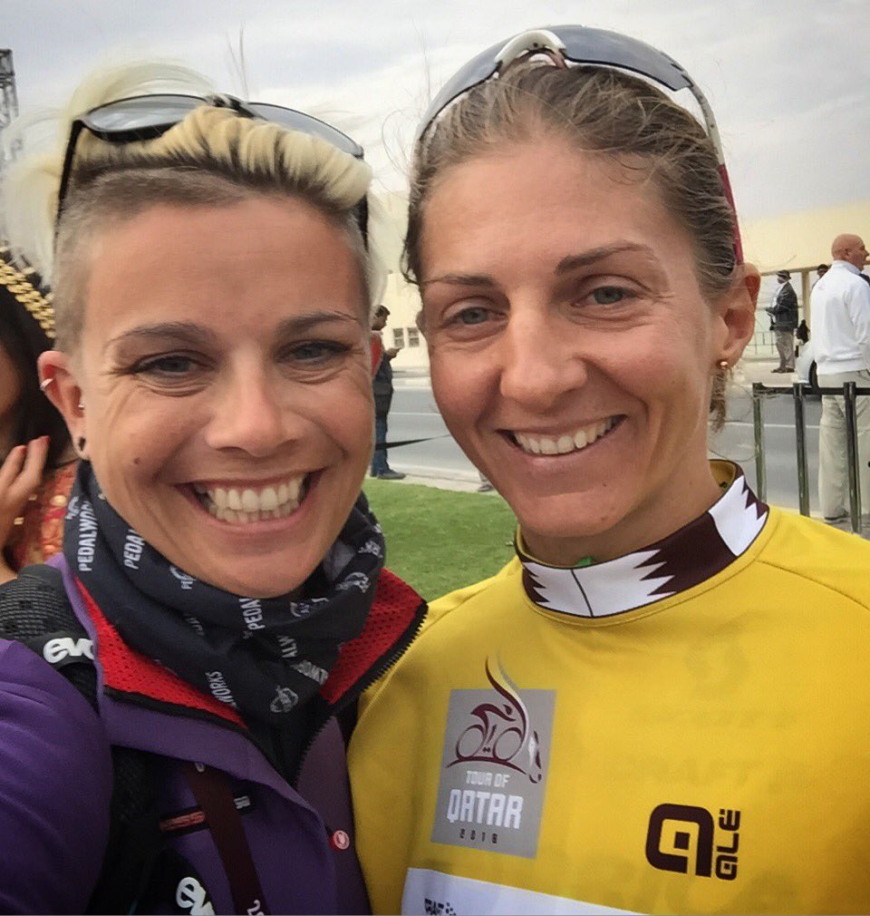 OttilieQ's tweet photo. So funny @LUCYMARTIN05 I said exactly the same thing to @Katrin_Garfoot when I interviewed her in #Qatar this yr 😄 #Calfzilla #UberStrong 💪🏽 https://t.co/5JacNuS6d3