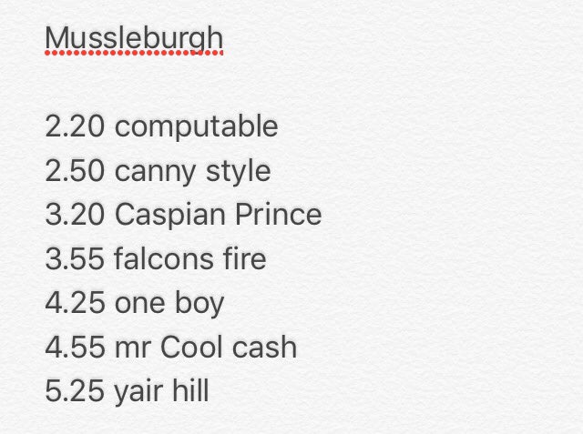 threetipsaday's tweet image. Tips for Musselburgh!🐎
