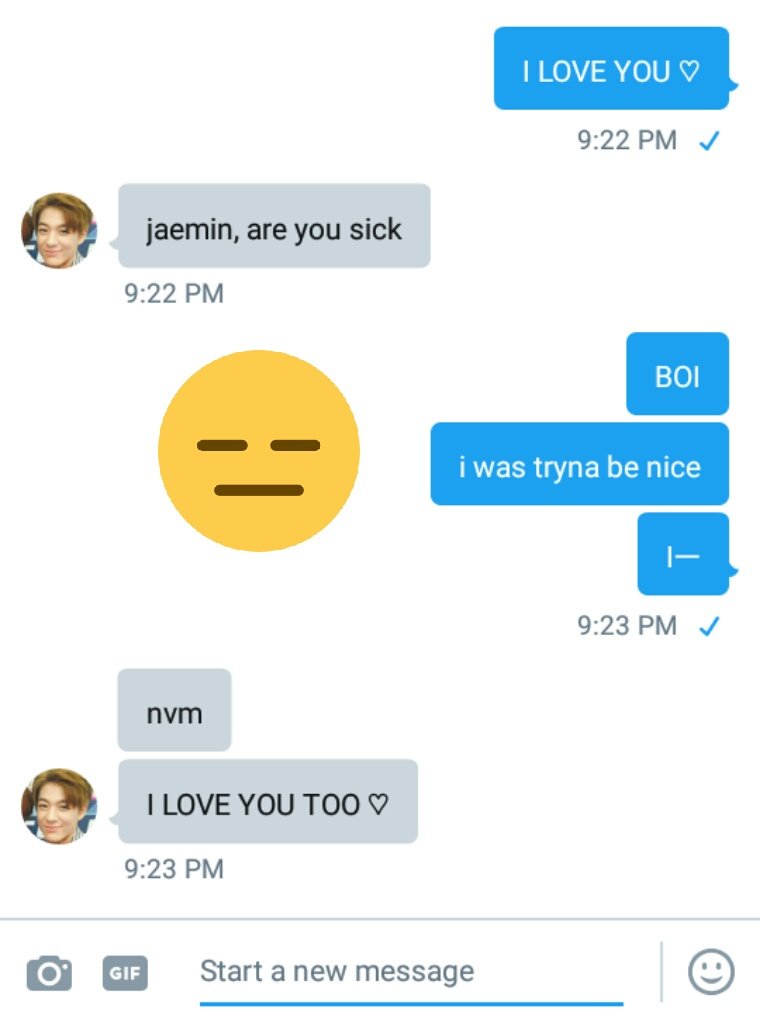 NJMCPF's tweet photo. I Tried To Be Sweet And This Is What I Get -_- https://t.co/cFmCH6G7JU