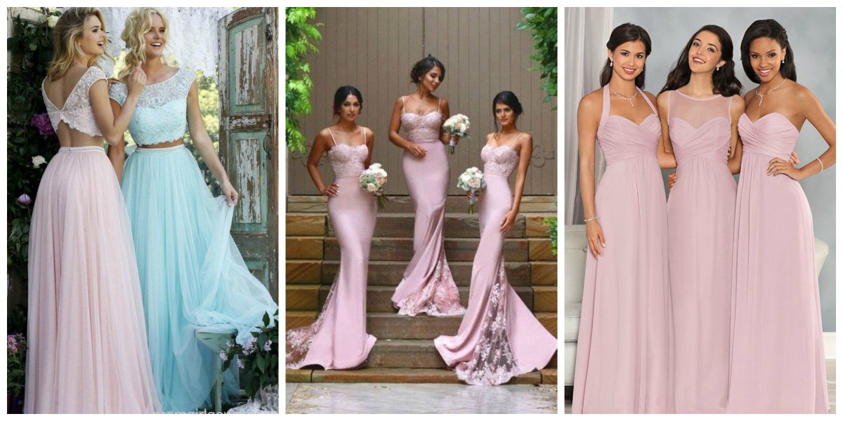 greatlengthsza's tweet photo. Dull bridesmaids dresses are a thing of the past. Thankfully! There's so many styles to choose from, which one of these would you wear? https://t.co/sUbkskg73l