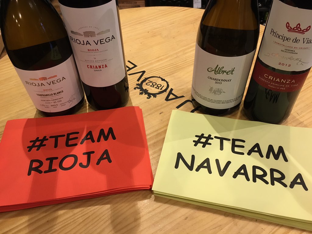 directwine's tweet photo. Getting ready for this Thursday night's Rioja vs Navarra Tasting will you be #TeamRioja or #TeamNavarra? https://t.co/EwREwtvZ5x #ShopRioja https://t.co/cPwThtrHHZ