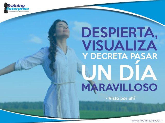 Training_en's tweet image. ¡Decreta pasar un día #maravilloso!
#FelizMartes #CompartiendoelConocimiento
