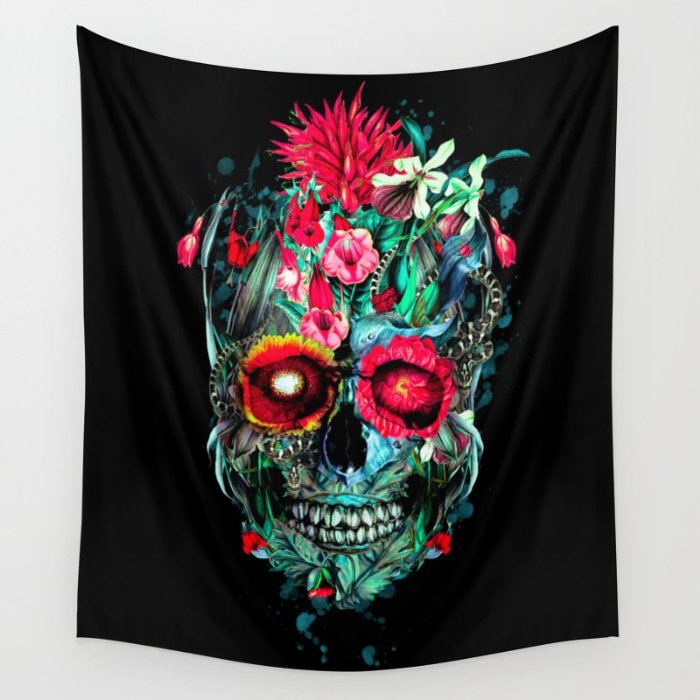rzapeker's tweet photo. Sweet Toxic WALL TAPESTRY https://t.co/2BwAxvrcPR via @society6 
#skull #popart #flowers #snakeskeleton #art #homedecor #interiordesign https://t.co/nneJt8SuZe