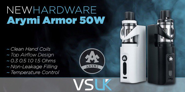 Vape_Store_UK's tweet photo. We're stocked up on the latest #VapeKit from @kangertech - try the new Armor 50W today! You won't be disappointed... https://t.co/W4fF3iXcRb https://t.co/jsHFPn1OEY