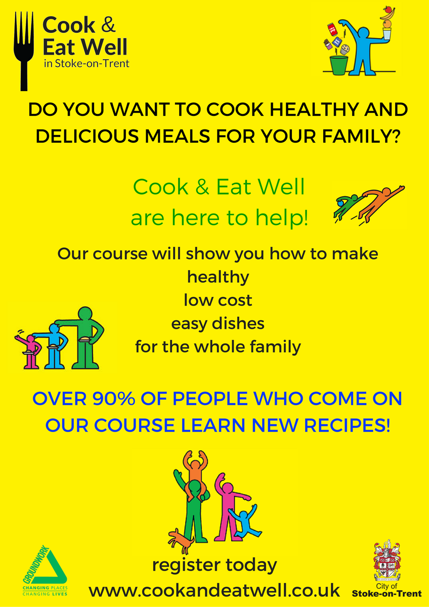 CookEatWellSoT's tweet photo. Not long until our free healthy cooking courses begin! Register today at https://t.co/vZfxDfCvRe Please share! #cookandeatwell https://t.co/c2wEAfw6bt