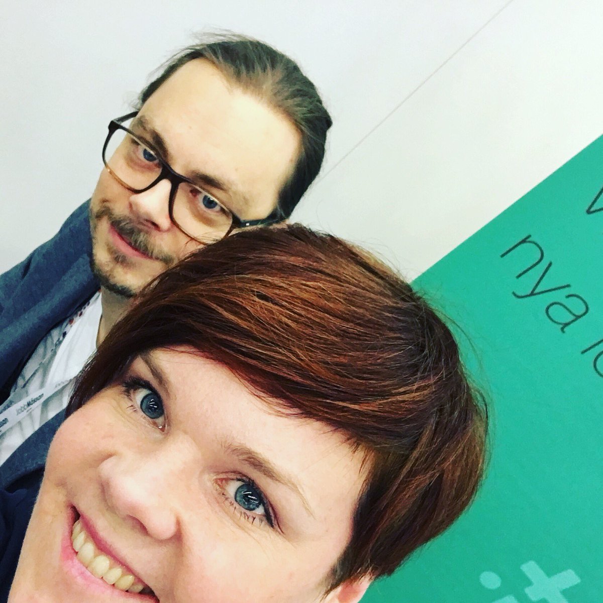 HannaAspklint's tweet image. Idag på #jobbmässan #jkpg med @atheren @knowitab Många intressanta möten! Tack arrangörer för fint fix!