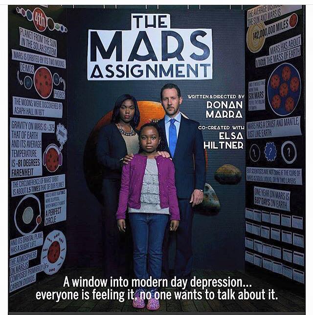 AnthonyMoseley's tweet image. @Collaboraction's new show exploring life w Mental Illness w the world premiere of #TheMarsAssignment Oct. 20 - Nov. 20 #everythingisnormal