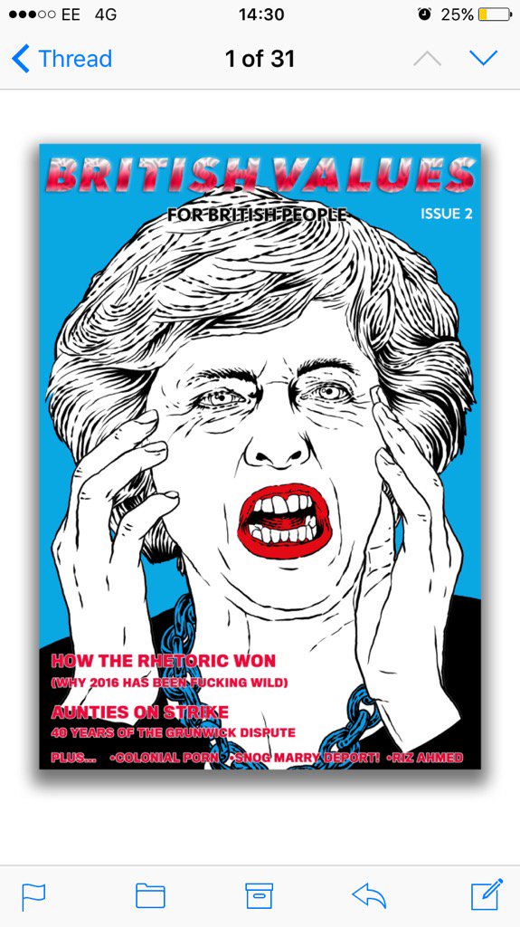 BRITISH VALUES ISSUE TWO 😱😱😱britishvalues.bigcartel.com