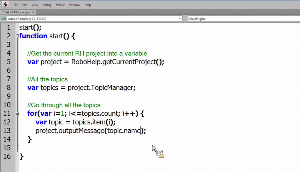 AdobeTCS's tweet image. #RoboHelp #ExtendScript:
We&apos;re coding live …
#TechComm #Coding