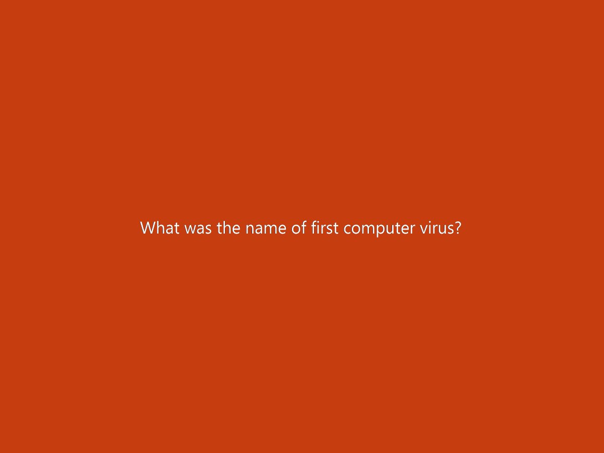 adbhalodiya's tweet image. #FirstComputerVirus