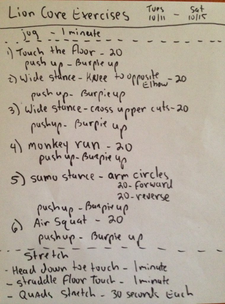 dugLiontrainer's tweet image. #strongtothecore