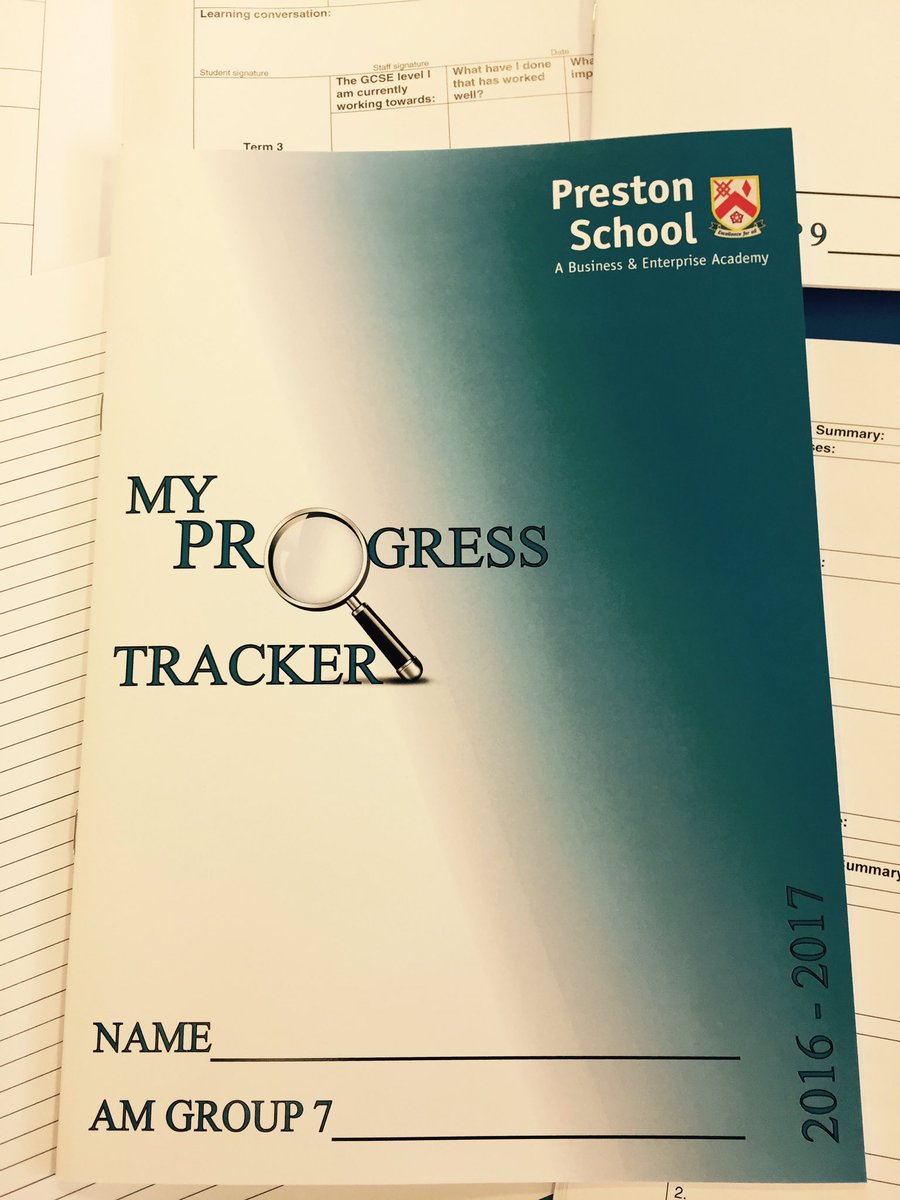 @Preston_School exciting times - rolling out the My Progress Tracker to all students tomorrow #BringingLearningtoLife #Studentprogress