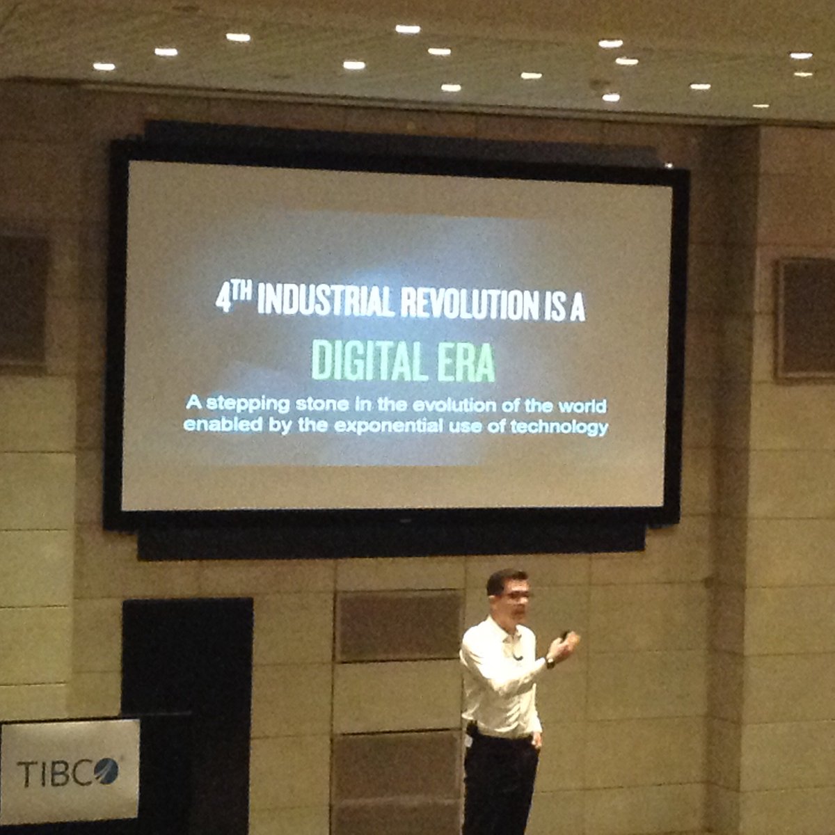 AKB_786's tweet image. The 4th industrial revolution is the Digital era. Digital disruption in action.The question is are we ready. Valter Deloitte. #itwebdigital.