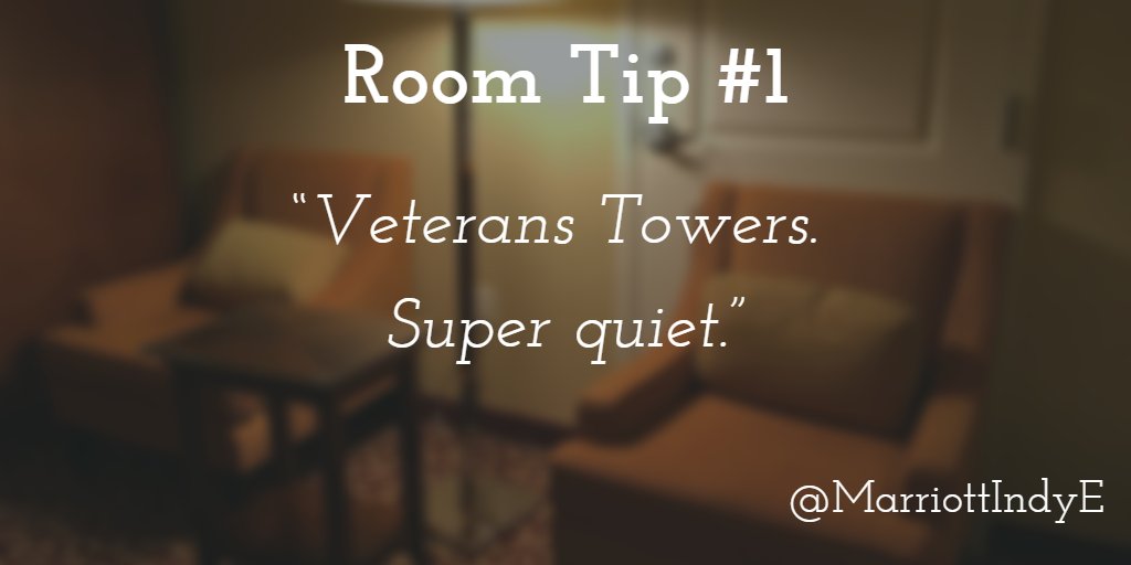 MarriottCtrIndy's tweet photo. Need some peace and quiet for your stay with us? One of our guests can help you out with their tip. #Hotel #RoomTips https://t.co/sUfuSDLy8g