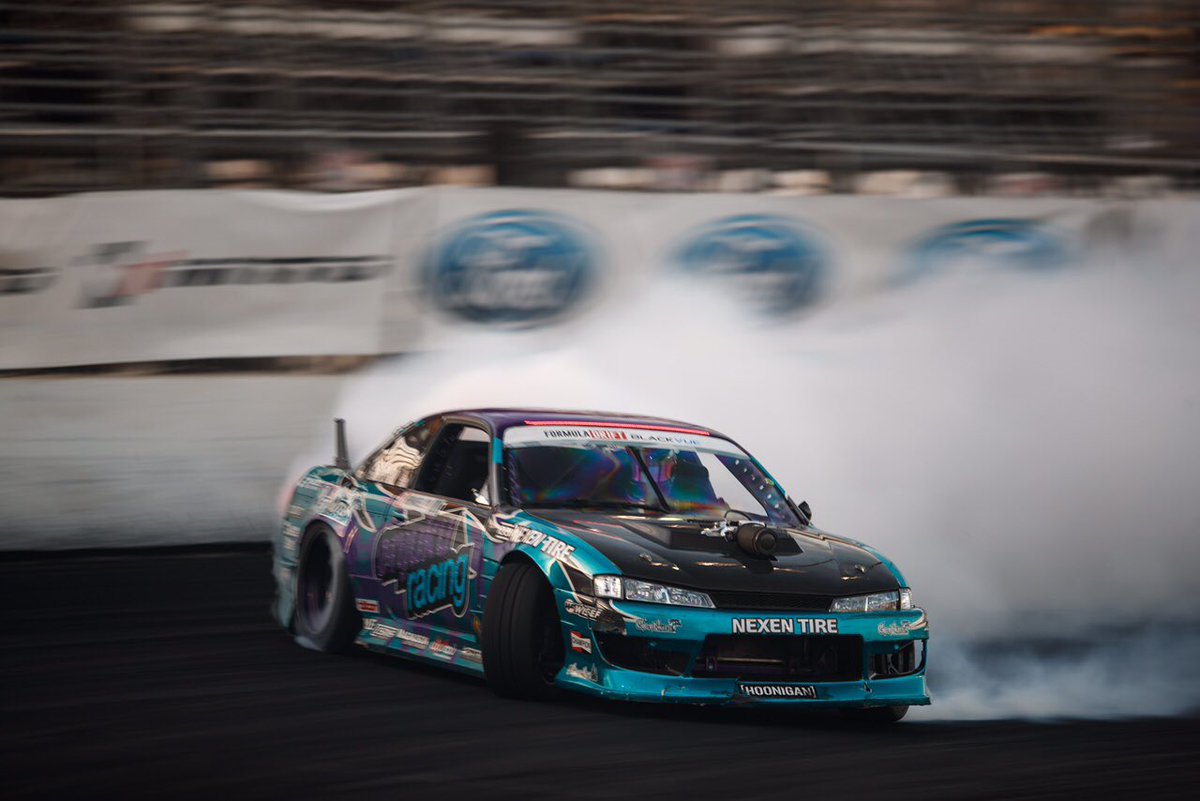 NexenTireUSA's tweet photo. At the house of drift @alechohnadell #nferasur4 #Nexentires #sur4 #formulad #fdirw https://t.co/oUvJRuUtCi