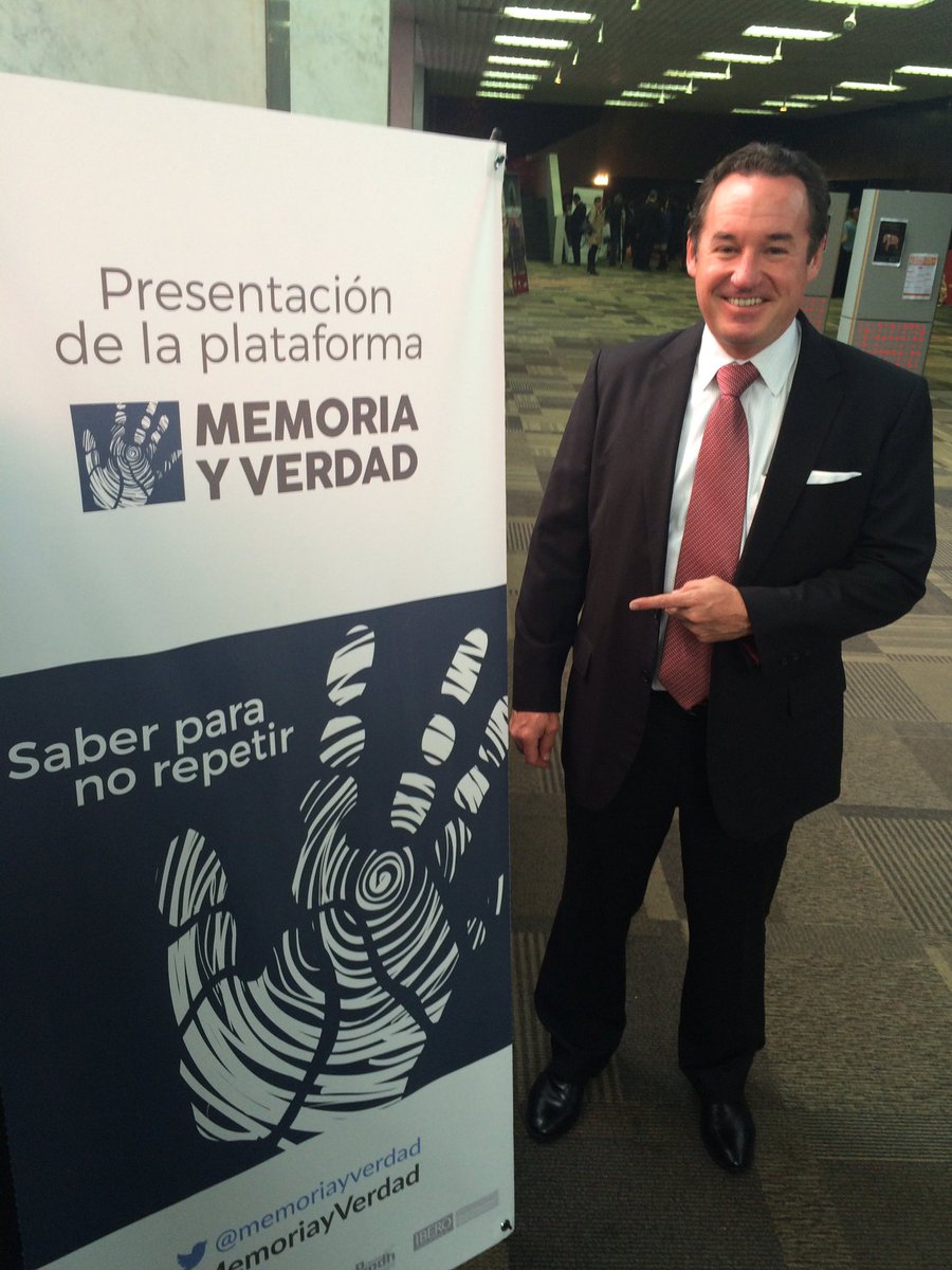 Honrado de unirme al lanzamiento del proyecto #MemoriayVerdad