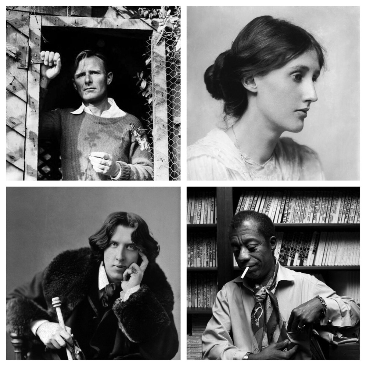TheScofieldMag's tweet photo. Some of our favorite queer writers. In celebration of #NationalComingOutDay

Isherwood…Woolf…Wilde…Baldwin…Stein…Whitman…Vidal…Gombrowicz https://t.co/1oNiBEHMmD