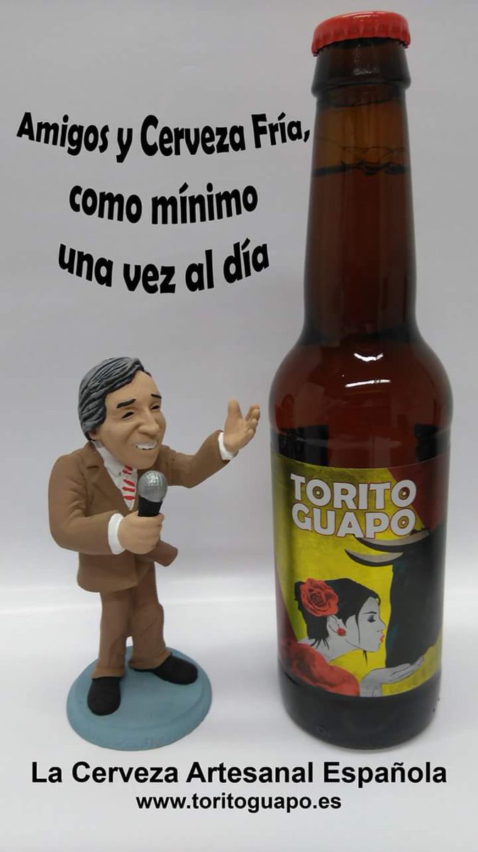rodrigofa77's tweet photo. Amigos y #Cerveza Fría, como mínimo una vez al día. TORITO GUAPO La Cerveza Artesanal Española elaborada en #Cuenca https://t.co/B0dMngYGqw