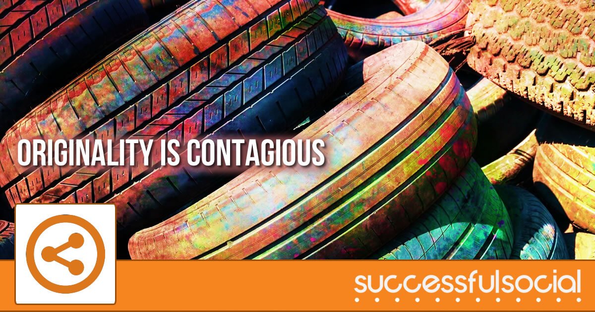 SuccessflSocial's tweet photo. #Originality is #contagious: create something new and #socialmedia channels will fall over themselves to show it! https://t.co/xDCsCfRv2u https://t.co/nOdA6lEOBA