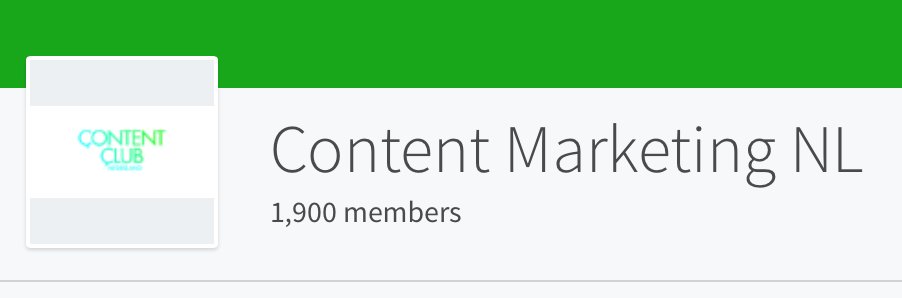 Content_Club's tweet image. Precies 1900 leden nu voor Content Marketing NL groep op LinkedIn. Leuk! Word jij nr. 1901 ;-) Ga naar: linkedin.com/groups/4138665