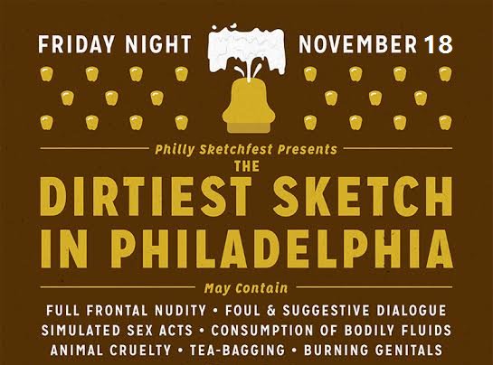 SUBMISSIONS NOW OPEN through Midnight Tues Oct 25th for the 2016 Dirtiest Sketch in Philadelphia phillysketchfest.com/the-dirtiest-s……/…/ <a href="/PHLSketchfest/">Philly Sketchfest</a>