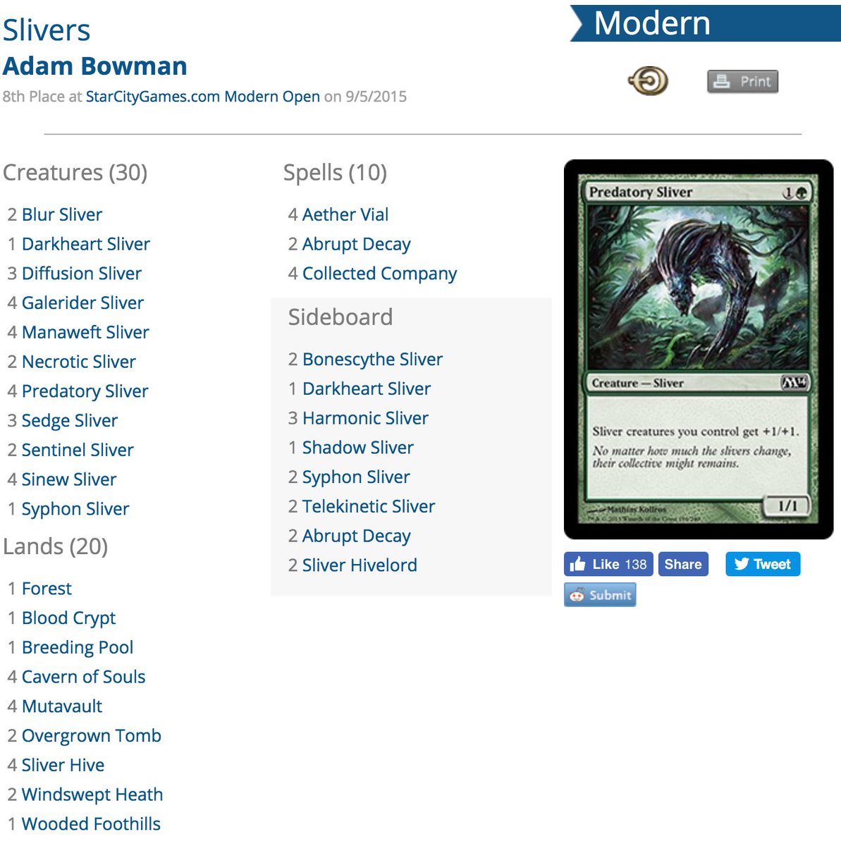 TheMrsMulligan's tweet image. Chat has spoken... playing Modern Slivers live on stream now! twitch.tv/Mrs_Mulligan #modern #mtg