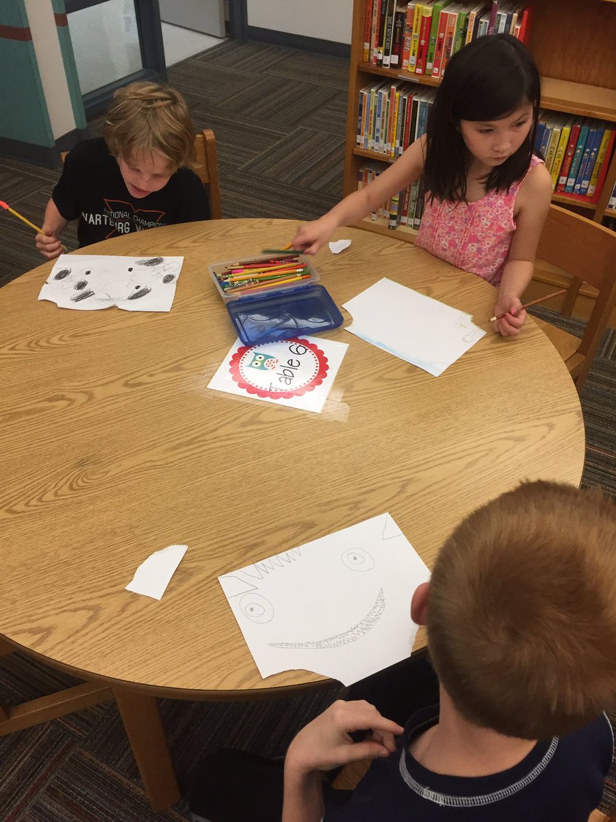 ReadLoveTeach's tweet photo. Beautiful Oops! in the library w/ 2nd graders! @FairmeadowsWDM https://t.co/uWVJT5rLqI