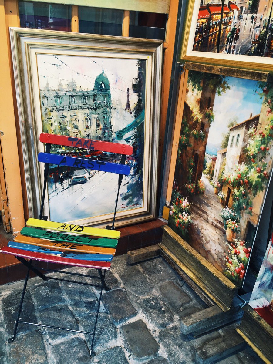 2607Alina's tweet photo. Take a rest and forget the rest 🌟#Paintings #Paris https://t.co/3mvW8UaBNc