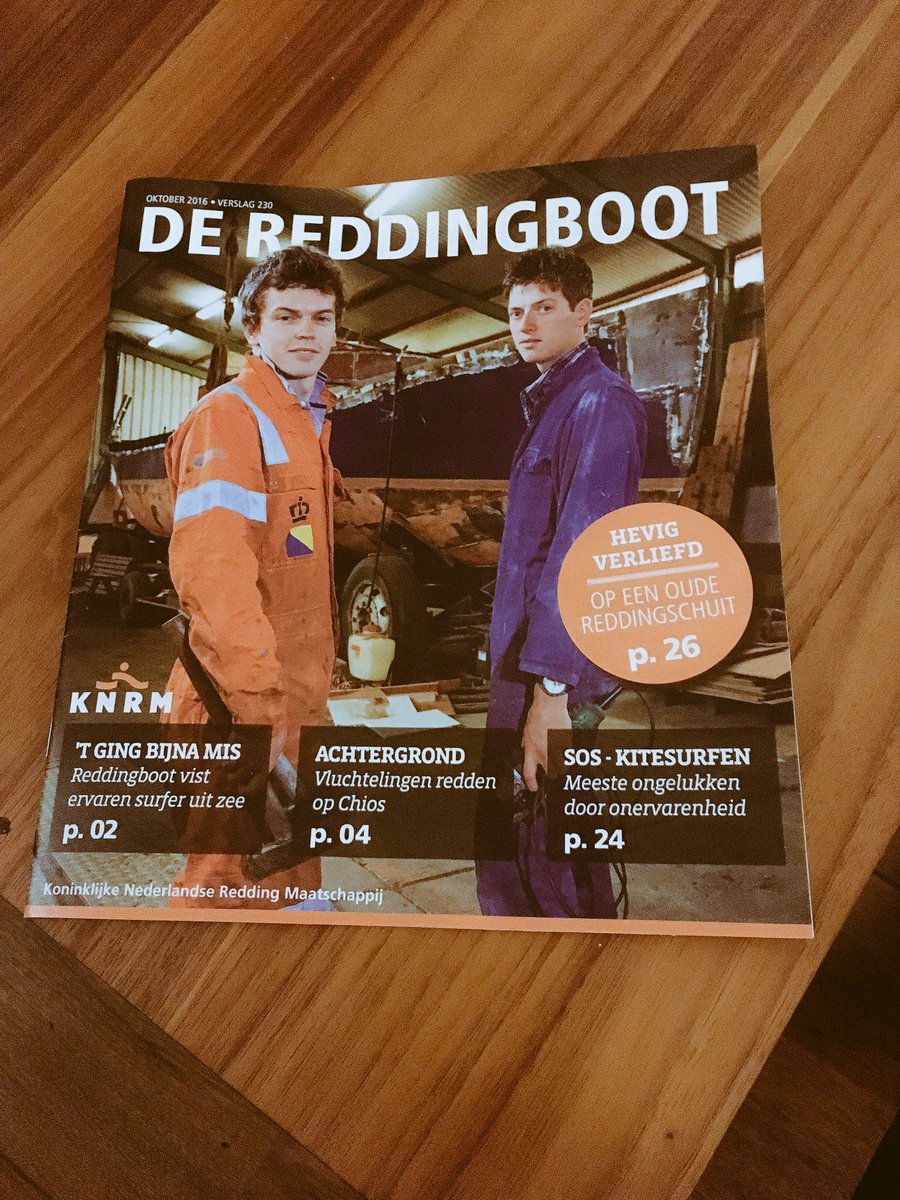 Beddoloog's tweet photo. Daar was 'ie weer... Leesvoer van @KNRM #DeReddingboot https://t.co/ptgrqBLbXh